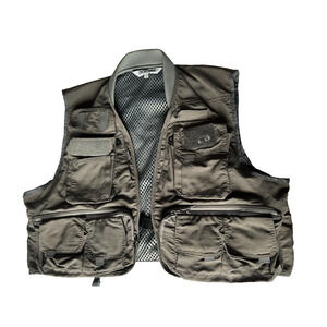 Aquaz Kenai Fly Fishing / Wading Chest Vest mesh breathable Grey Color Size XL